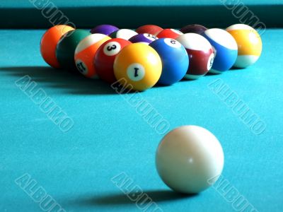 billiard balls