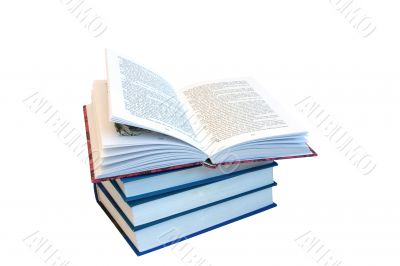 Lot of books with english text