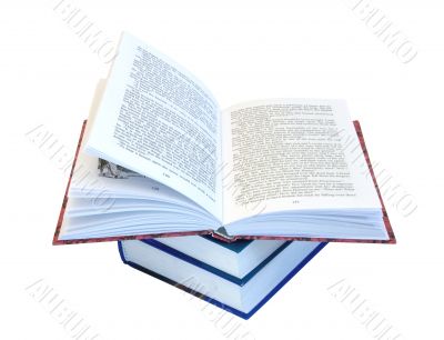 Lot of books with english text