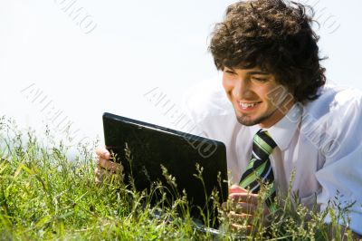 Smiling man