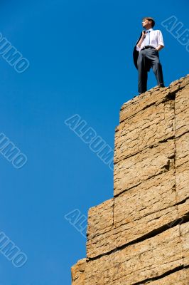 On the cliff