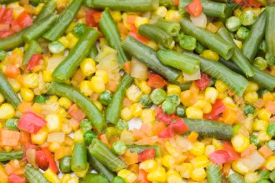 Fried vegetables