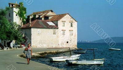 Old house at the sea