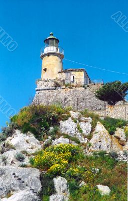 Old lighthouse on the point