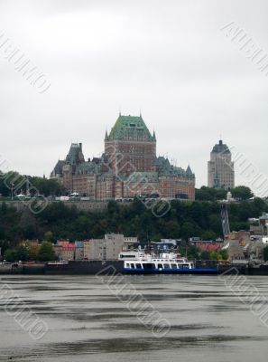 chateau frontenac, quebec, canada