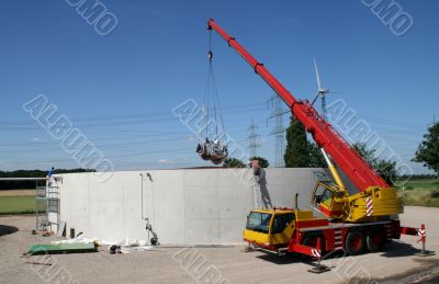 Building Site Of Biogas Plant