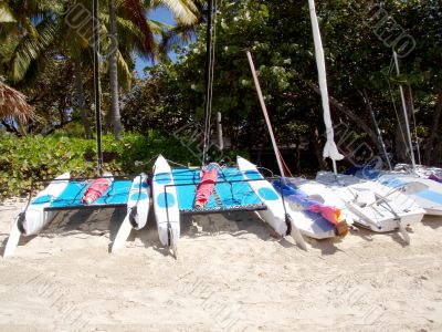 Beached Sailboats