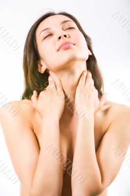 Enjoying woman