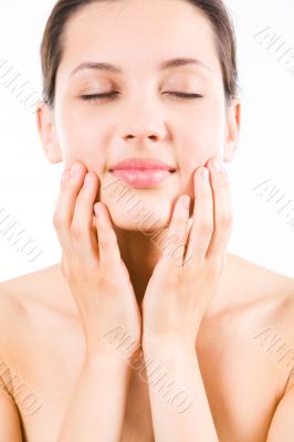 Face of woman