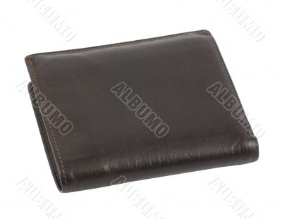 Brown leather wallet