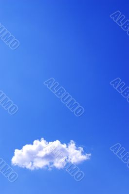 Cloud in a sky