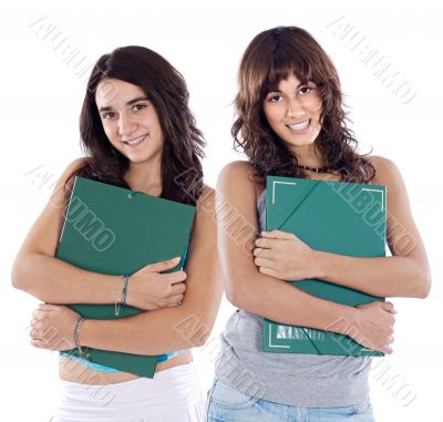 Two attractive students