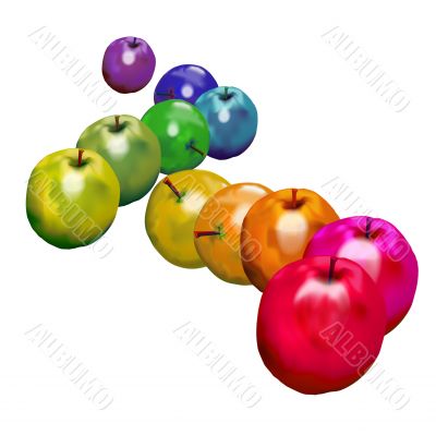 Rainbow Apples