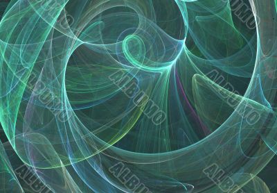 Blue waves background