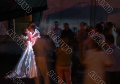 Wedding kiss