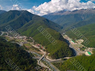 Settlement in Mountains