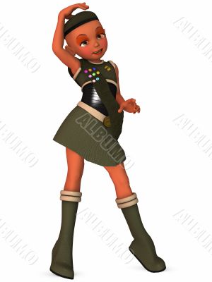 Anime Toon Girl