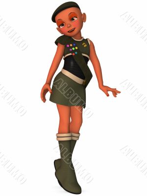 Anime Toon Girl