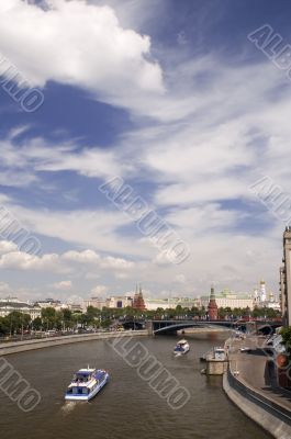 Moscow Kremlin and river