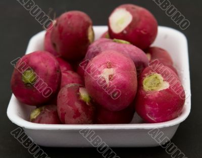 garden radishes
