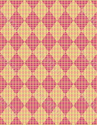 Easter basket argyle weave