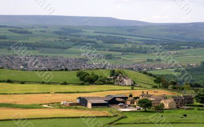 Huddersfield from Castle Hill