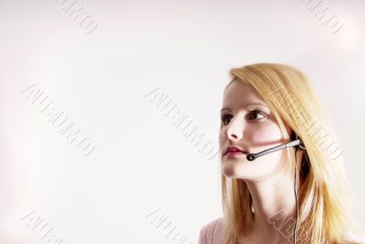 young blond woman