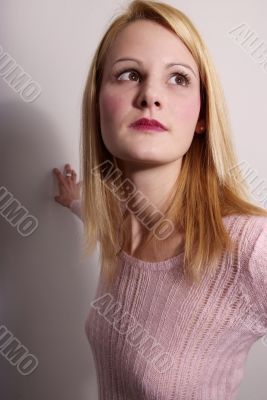 young blond woman