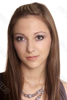 portrait young woman