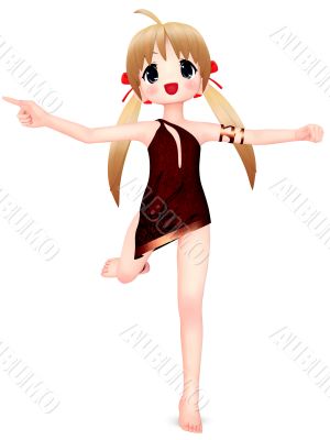 Anime Toon Girl