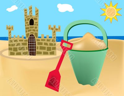 Summer Sand Castle