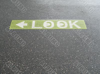 look sign