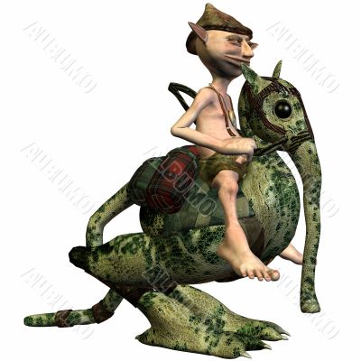 Tommy the Troll with Pet