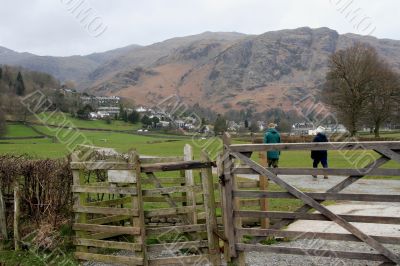 Walkers at Coniston