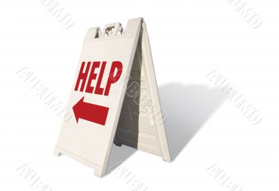 Help Tent Sign