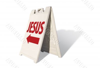 Jesus Tent Sign