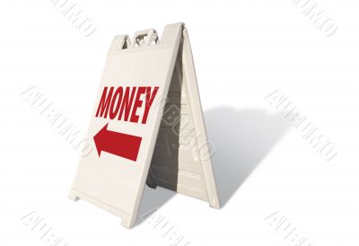 Money Tent Sign
