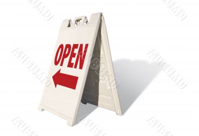 Open Tent Sign