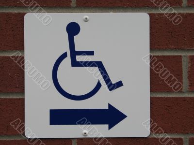 handicap sign