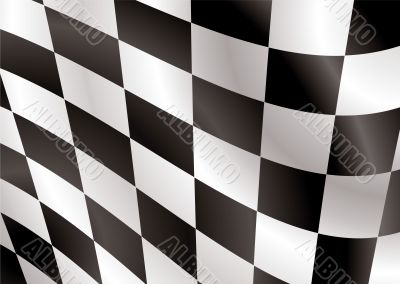 checkered flag flap