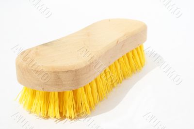 Wooden scrub brush