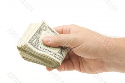 Handing Over Money