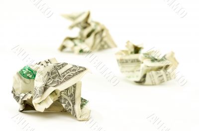 Crumpled Dollars