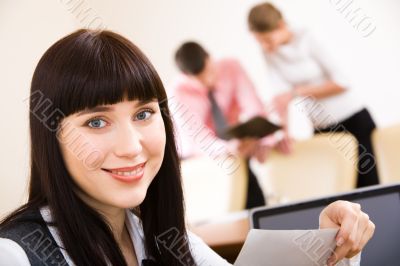 Pretty businesswoman