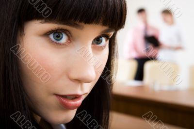 Face of woman