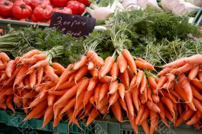 Fresh carrots