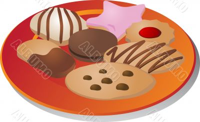 Assorted cookies