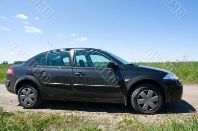 black car