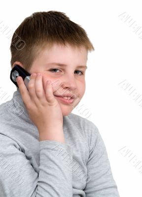 boy with mobile phone
