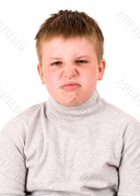 angry little boy